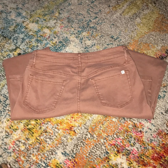 Melrose and Market skinny chinos in salmon - Picture 3 of 5